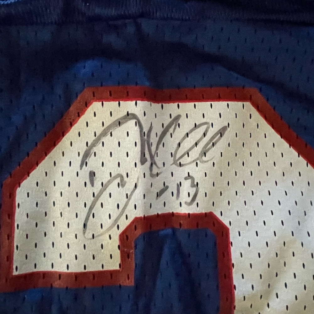 1997 autographed Danny kanell giants jersey
